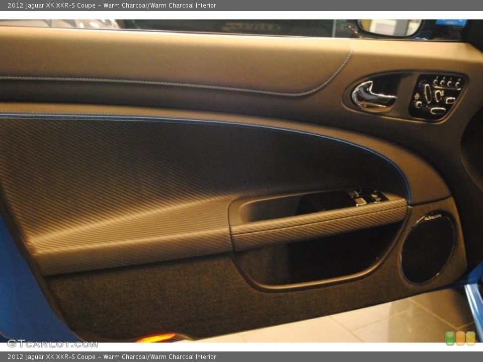 Warm Charcoal/Warm Charcoal Interior Door Panel for the 2012 Jaguar XK XKR-S Coupe #60066444