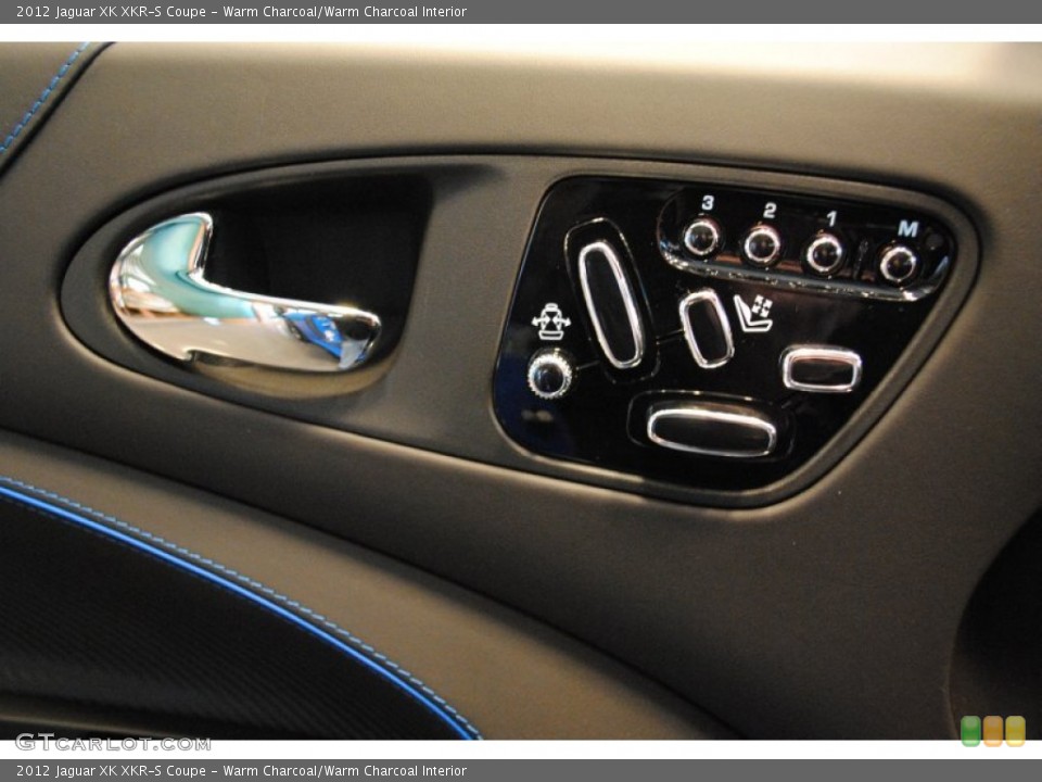 Warm Charcoal/Warm Charcoal Interior Controls for the 2012 Jaguar XK XKR-S Coupe #60066450