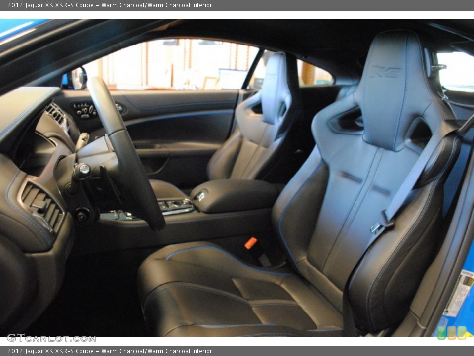 Warm Charcoal/Warm Charcoal Interior Front Seat for the 2012 Jaguar XK XKR-S Coupe #60066459