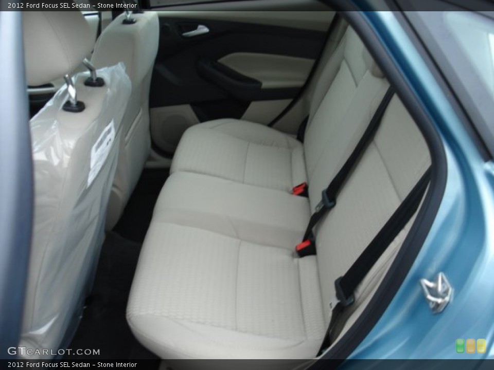 Stone Interior Rear Seat for the 2012 Ford Focus SEL Sedan #60067002