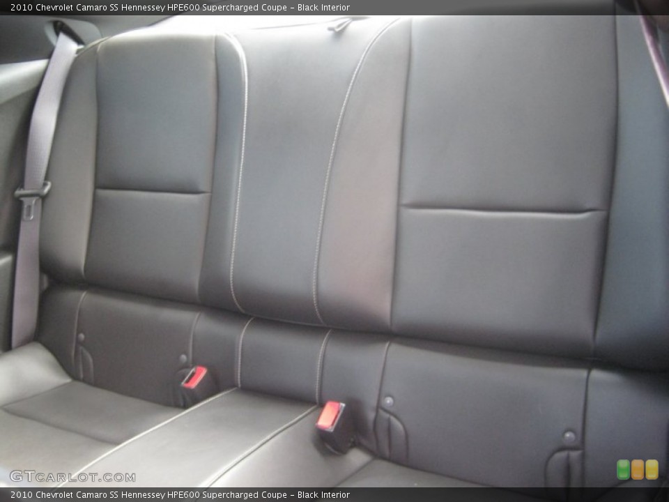 Black Interior Rear Seat for the 2010 Chevrolet Camaro SS Hennessey HPE600 Supercharged Coupe #60068775