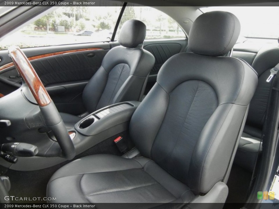 Black Interior Photo for the 2009 Mercedes-Benz CLK 350 Coupe #60068847
