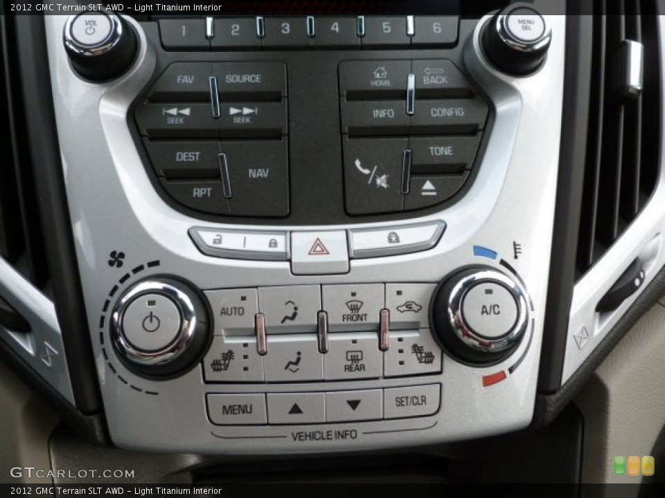 Light Titanium Interior Controls for the 2012 GMC Terrain SLT AWD #60070968