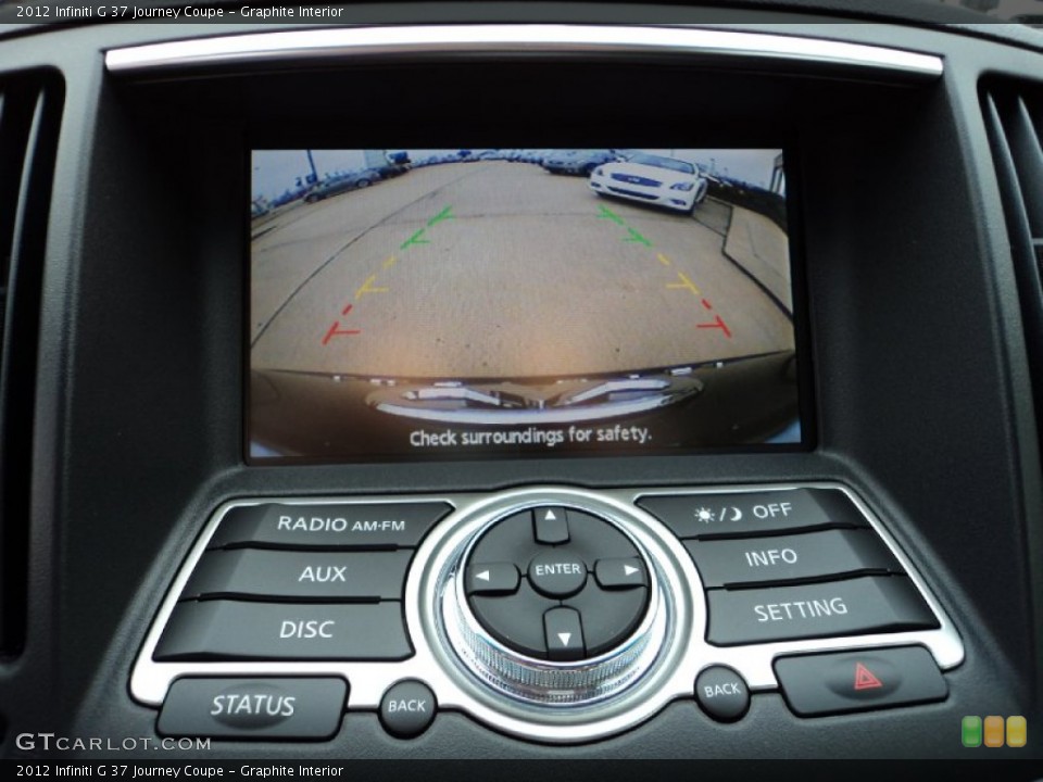 Graphite Interior Controls for the 2012 Infiniti G 37 Journey Coupe #60073840