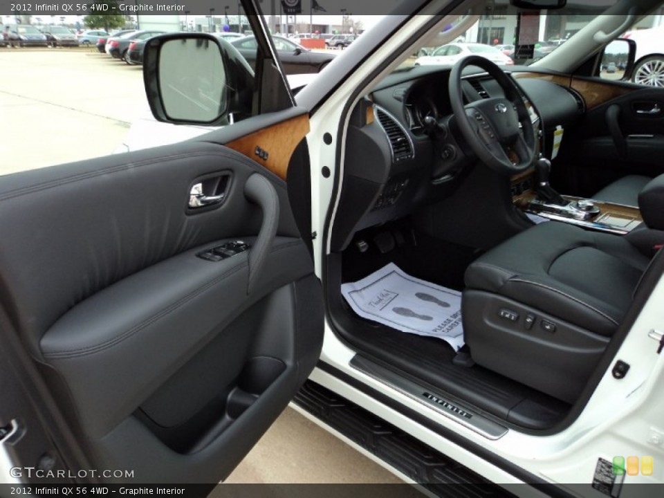 Graphite Interior Photo for the 2012 Infiniti QX 56 4WD #60074223