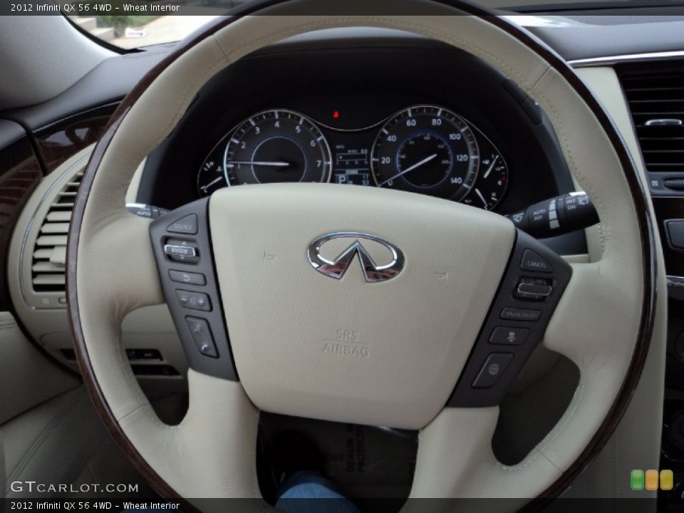 Wheat Interior Steering Wheel for the 2012 Infiniti QX 56 4WD #60074328