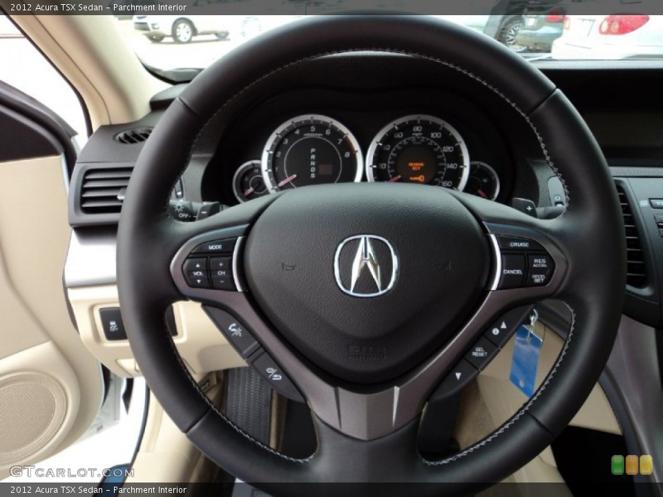 Parchment Interior Steering Wheel for the 2012 Acura TSX Sedan #60074448