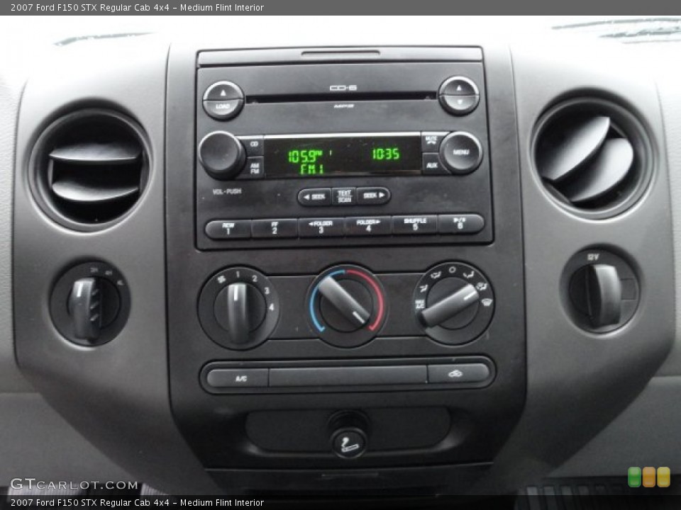 Medium Flint Interior Controls for the 2007 Ford F150 STX Regular Cab 4x4 #60081069