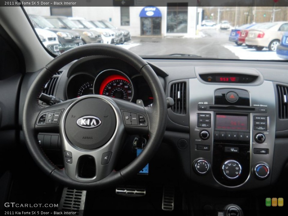 Black Interior Dashboard for the 2011 Kia Forte SX 5 Door #60082839