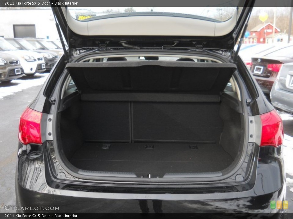 Black Interior Trunk for the 2011 Kia Forte SX 5 Door #60082857