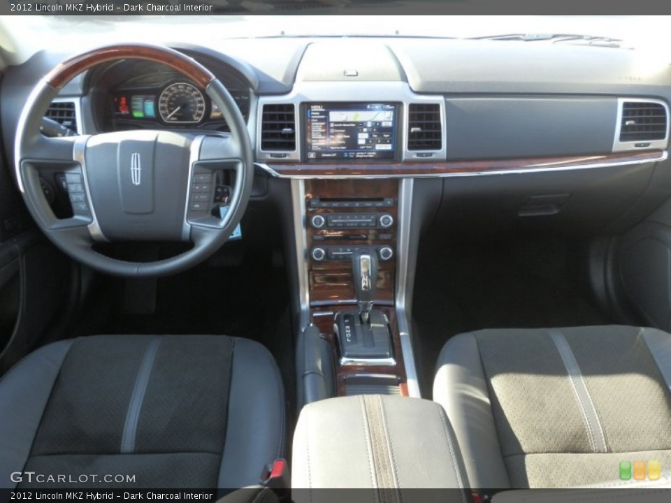 Dark Charcoal Interior Dashboard for the 2012 Lincoln MKZ Hybrid #60083205