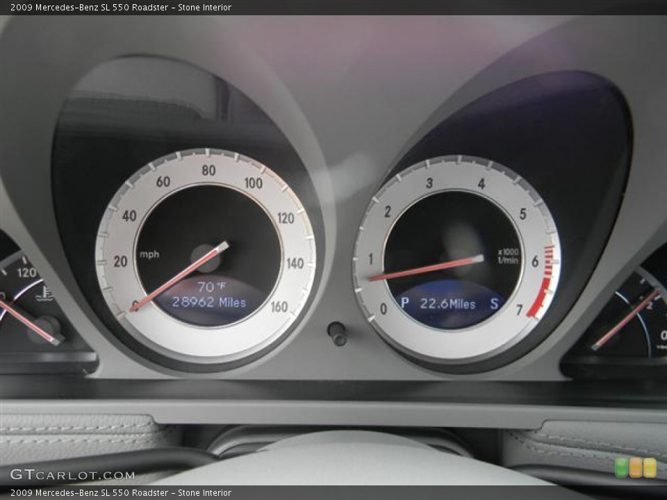 Stone Interior Gauges for the 2009 Mercedes-Benz SL 550 Roadster #60085530