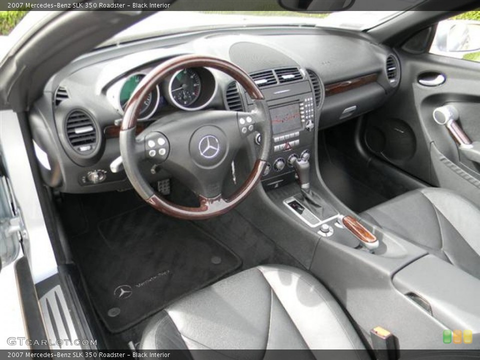 Black Interior Photo for the 2007 Mercedes-Benz SLK 350 Roadster #60086502