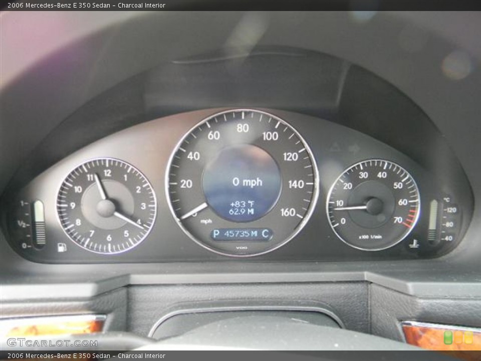 Charcoal Interior Gauges for the 2006 Mercedes-Benz E 350 Sedan #60086889