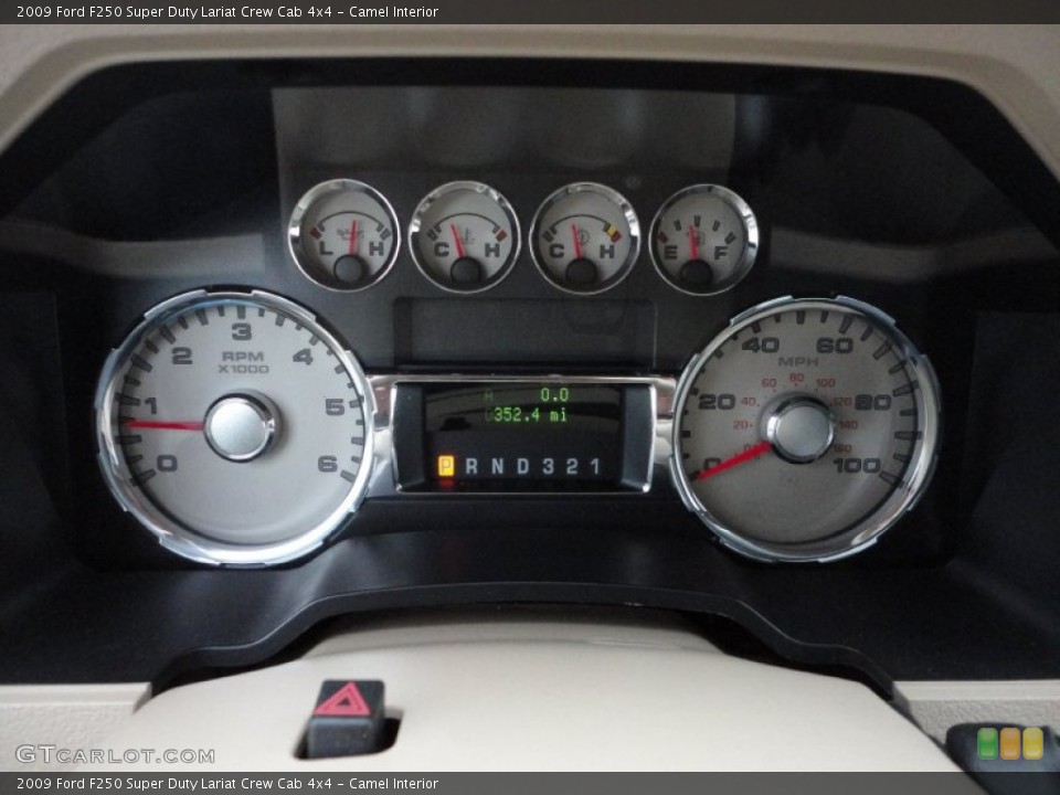 Camel Interior Gauges for the 2009 Ford F250 Super Duty Lariat Crew Cab 4x4 #60087624