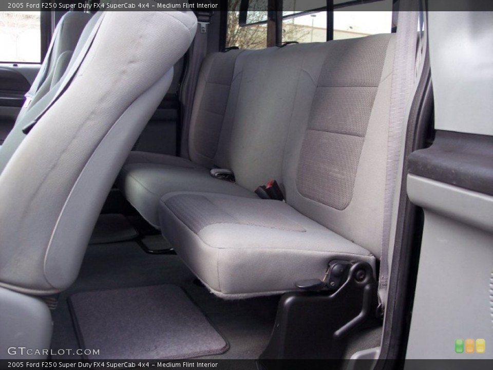 Medium Flint Interior Rear Seat for the 2005 Ford F250 Super Duty FX4 SuperCab 4x4 #60087726