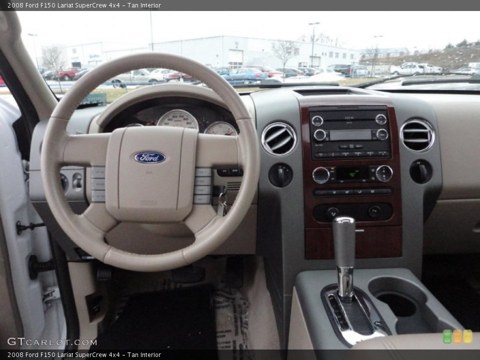 Tan Interior Dashboard for the 2008 Ford F150 Lariat SuperCrew 4x4 #60087729