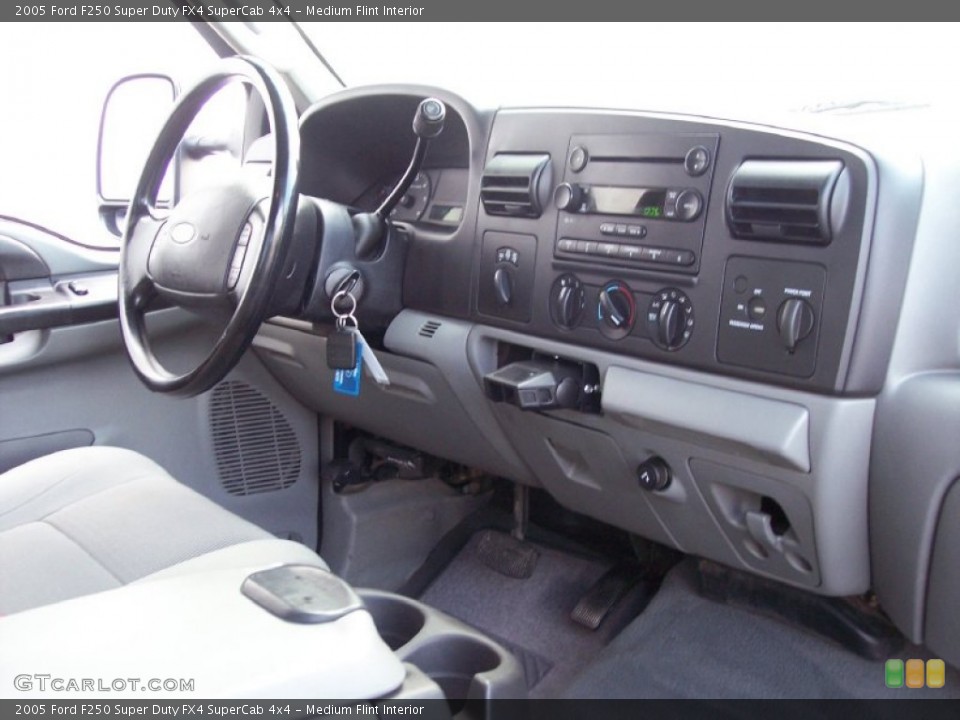 Medium Flint Interior Dashboard for the 2005 Ford F250 Super Duty FX4 SuperCab 4x4 #60087786