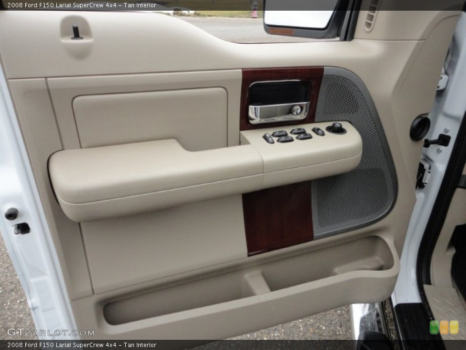 Tan Interior Door Panel for the 2008 Ford F150 Lariat SuperCrew 4x4 #60087895