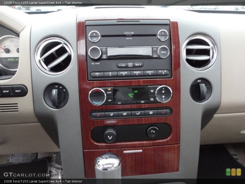 Tan Interior Controls for the 2008 Ford F150 Lariat SuperCrew 4x4 #60087921