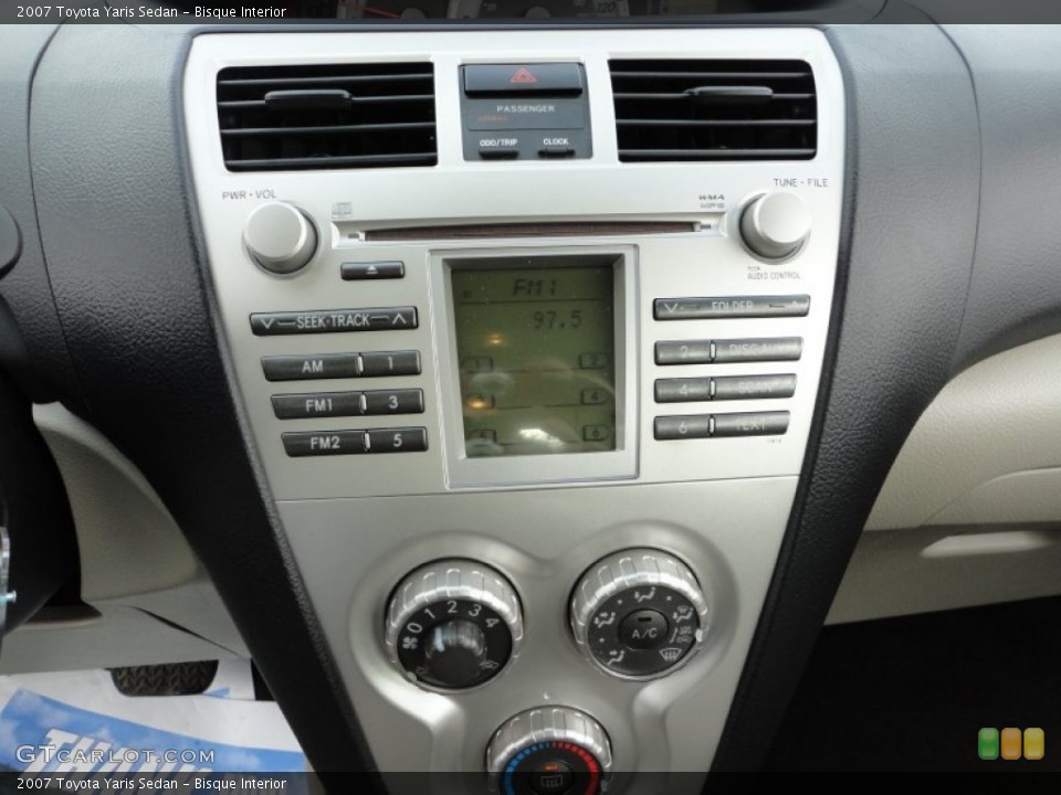 Bisque Interior Controls for the 2007 Toyota Yaris Sedan #60088149