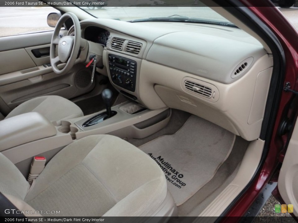 Medium/Dark Flint Grey Interior Dashboard for the 2006 Ford Taurus SE #60088612