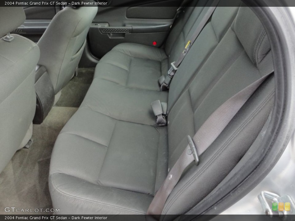 Dark Pewter Interior Rear Seat for the 2004 Pontiac Grand Prix GT Sedan #60089234