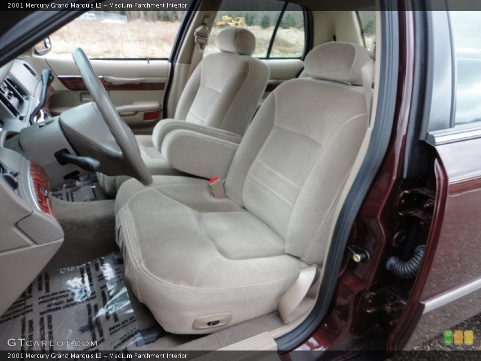 Medium Parchment Interior Front Seat for the 2001 Mercury Grand Marquis LS #60089730