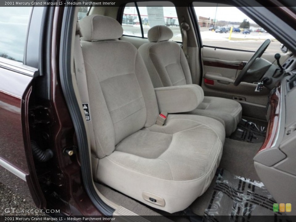 Medium Parchment Interior Front Seat for the 2001 Mercury Grand Marquis LS #60089835