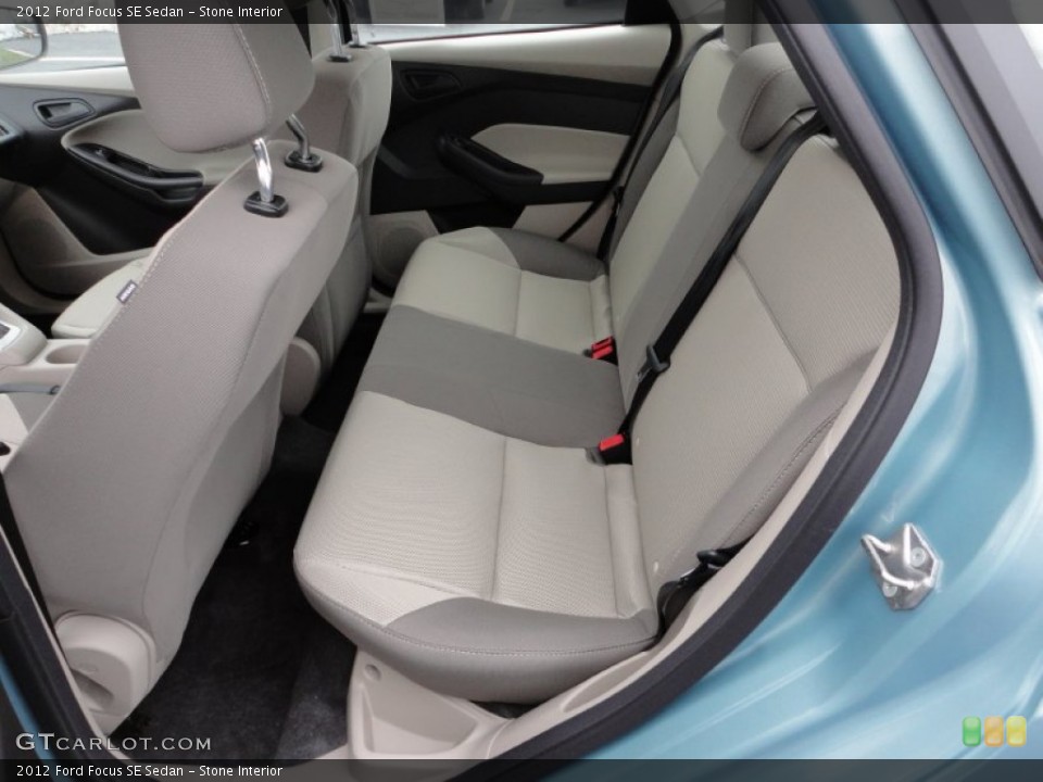 Stone Interior Rear Seat for the 2012 Ford Focus SE Sedan #60092253