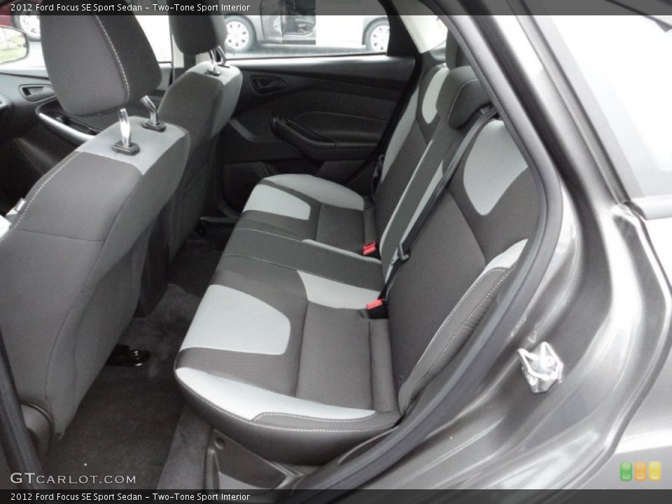 Two-Tone Sport Interior Rear Seat for the 2012 Ford Focus SE Sport Sedan #60092574
