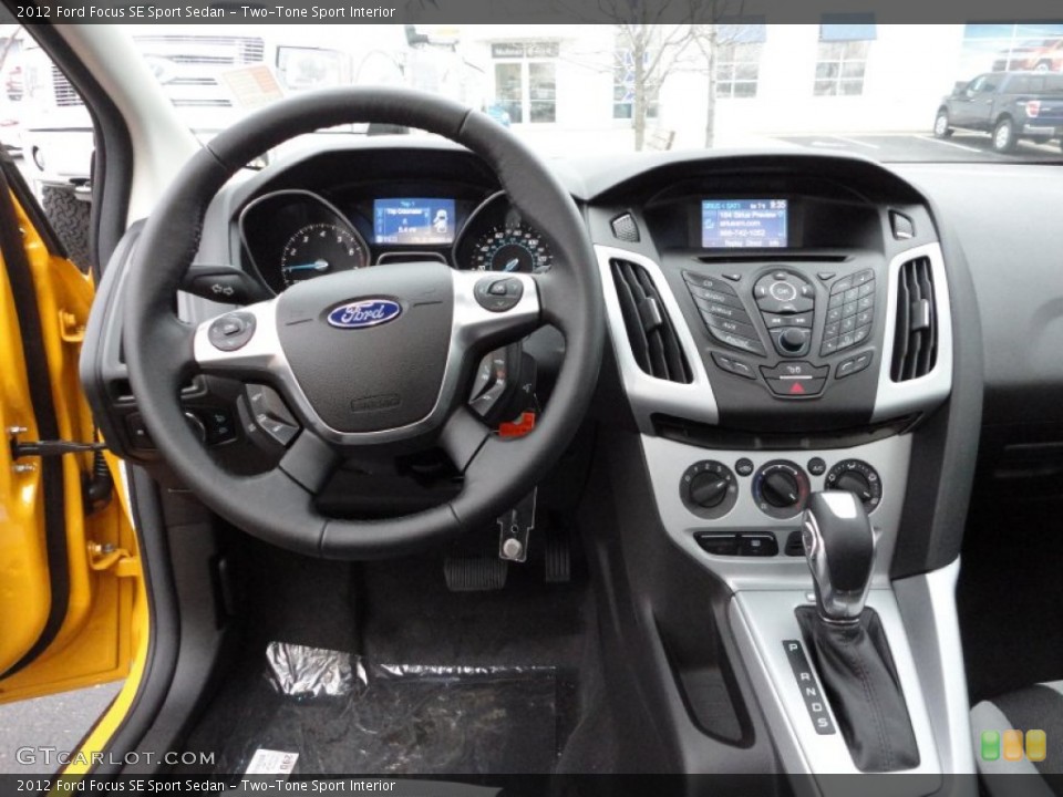 Two-Tone Sport Interior Dashboard for the 2012 Ford Focus SE Sport Sedan #60094218