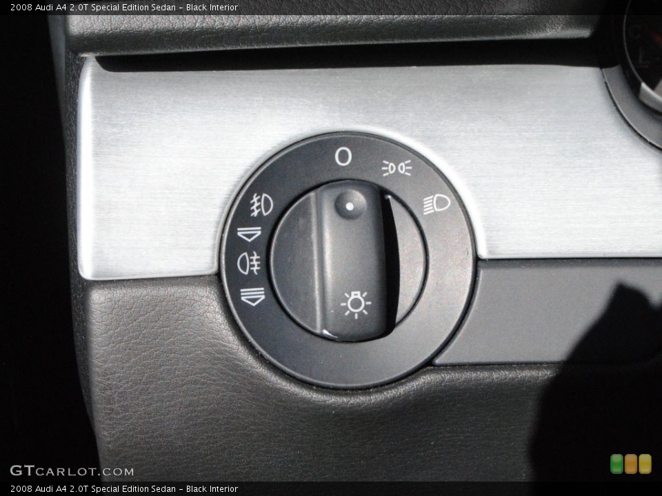 Black Interior Controls for the 2008 Audi A4 2.0T Special Edition Sedan #60095613