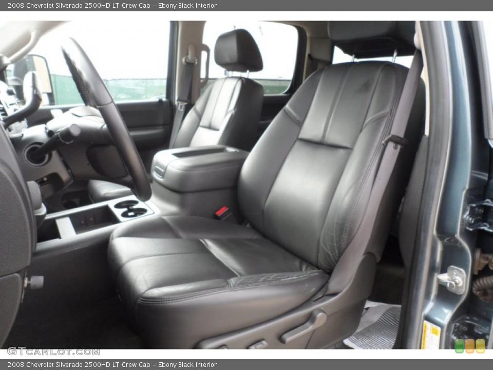 Ebony Black Interior Front Seat for the 2008 Chevrolet Silverado 2500HD LT Crew Cab #60097863
