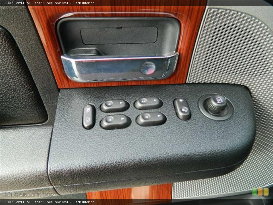 Black Interior Controls for the 2007 Ford F150 Lariat SuperCrew 4x4 #60097938