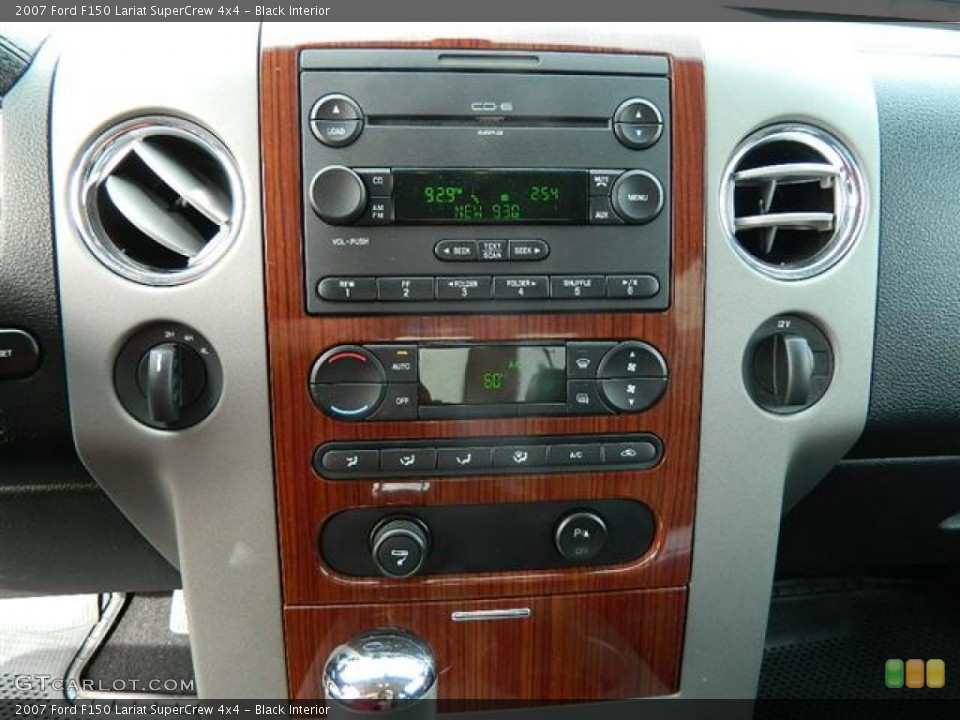Black Interior Controls for the 2007 Ford F150 Lariat SuperCrew 4x4 #60097974