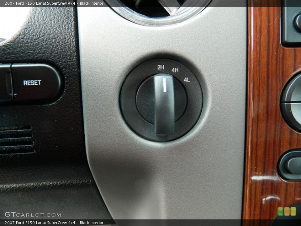 Black Interior Controls for the 2007 Ford F150 Lariat SuperCrew 4x4 #60097983