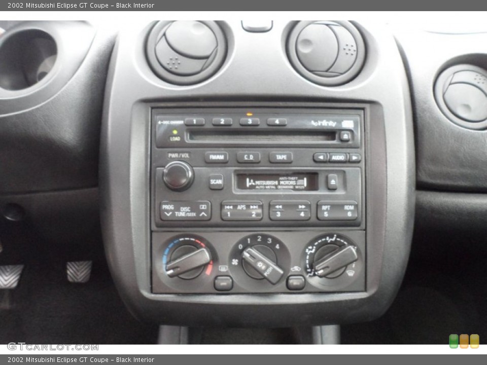 Black Interior Controls for the 2002 Mitsubishi Eclipse GT Coupe #60098214