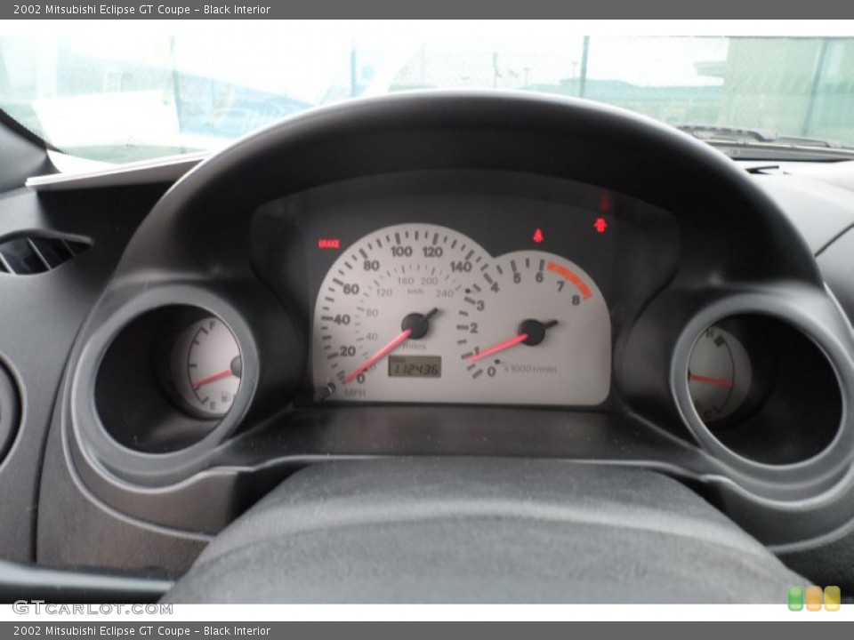 Black Interior Gauges for the 2002 Mitsubishi Eclipse GT Coupe #60098238