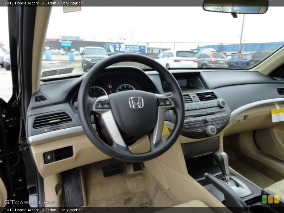 Ivory Interior Dashboard for the 2012 Honda Accord LX Sedan #60099894