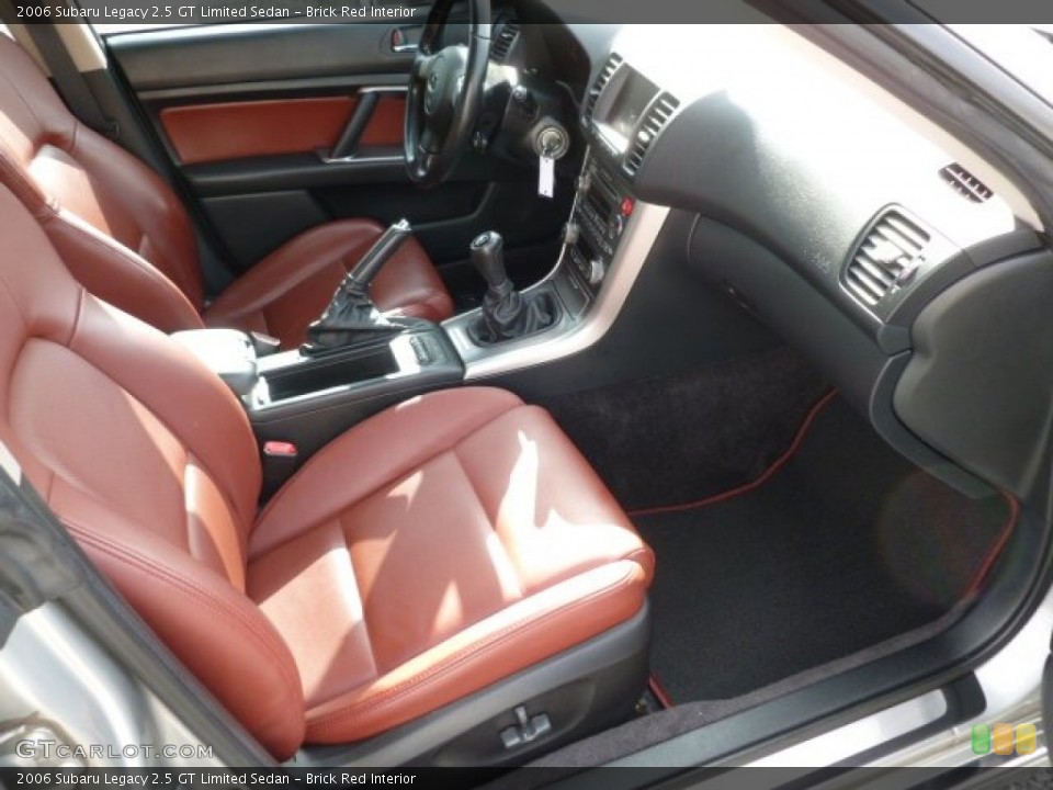 Brick Red Interior Photo for the 2006 Subaru Legacy 2.5 GT Limited Sedan #60100296