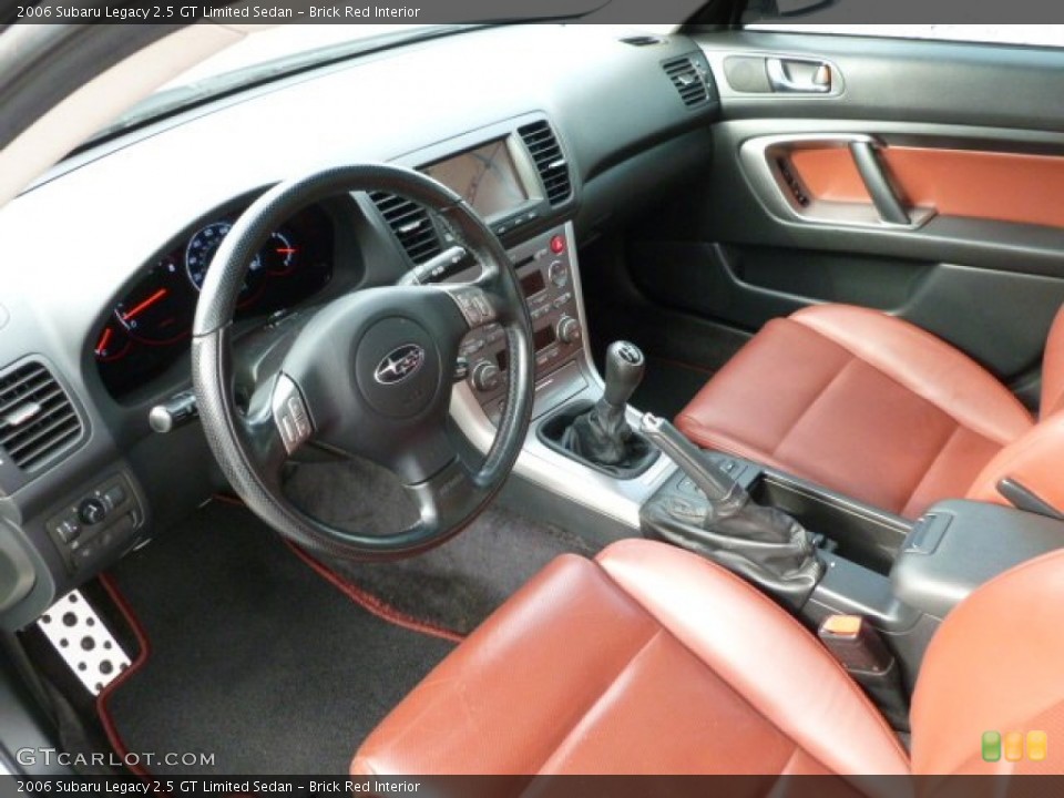 Brick Red Interior Photo for the 2006 Subaru Legacy 2.5 GT Limited Sedan #60100332