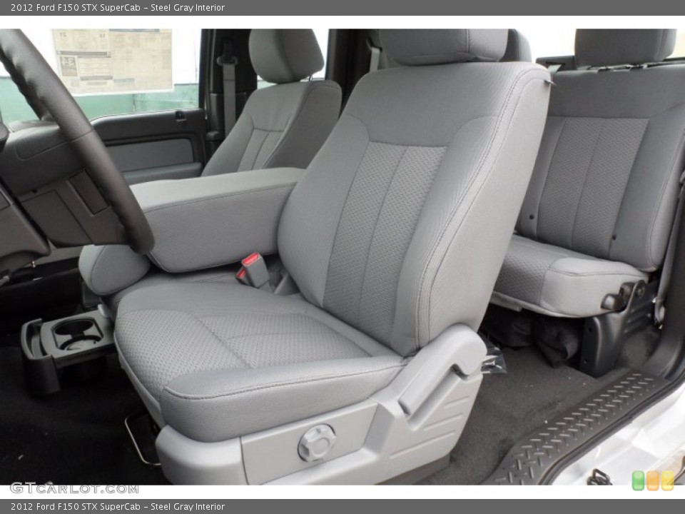 Steel Gray Interior Photo for the 2012 Ford F150 STX SuperCab #60102441