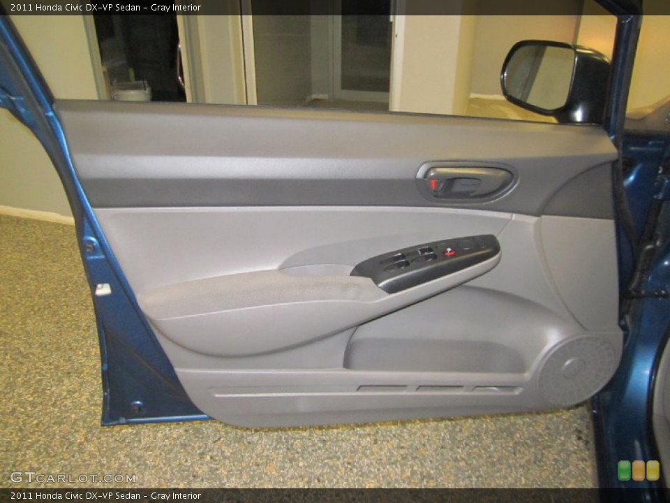 Gray Interior Door Panel for the 2011 Honda Civic DX-VP Sedan #60102756