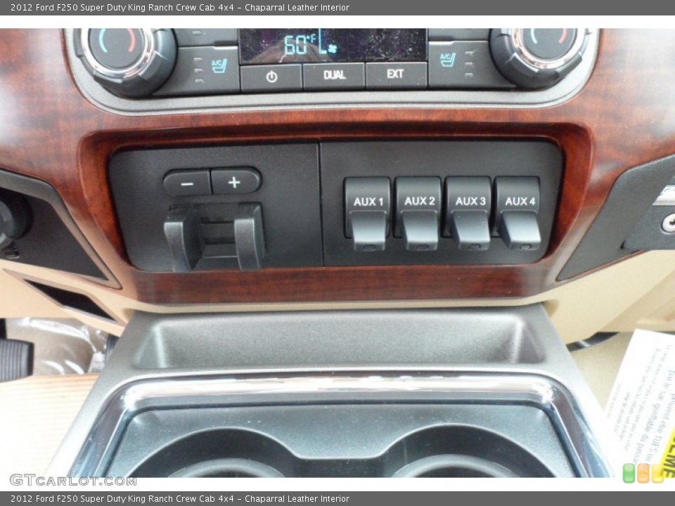 Chaparral Leather Interior Controls for the 2012 Ford F250 Super Duty King Ranch Crew Cab 4x4 #60103389