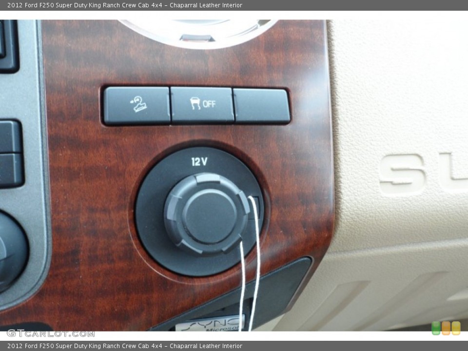 Chaparral Leather Interior Controls for the 2012 Ford F250 Super Duty King Ranch Crew Cab 4x4 #60103395
