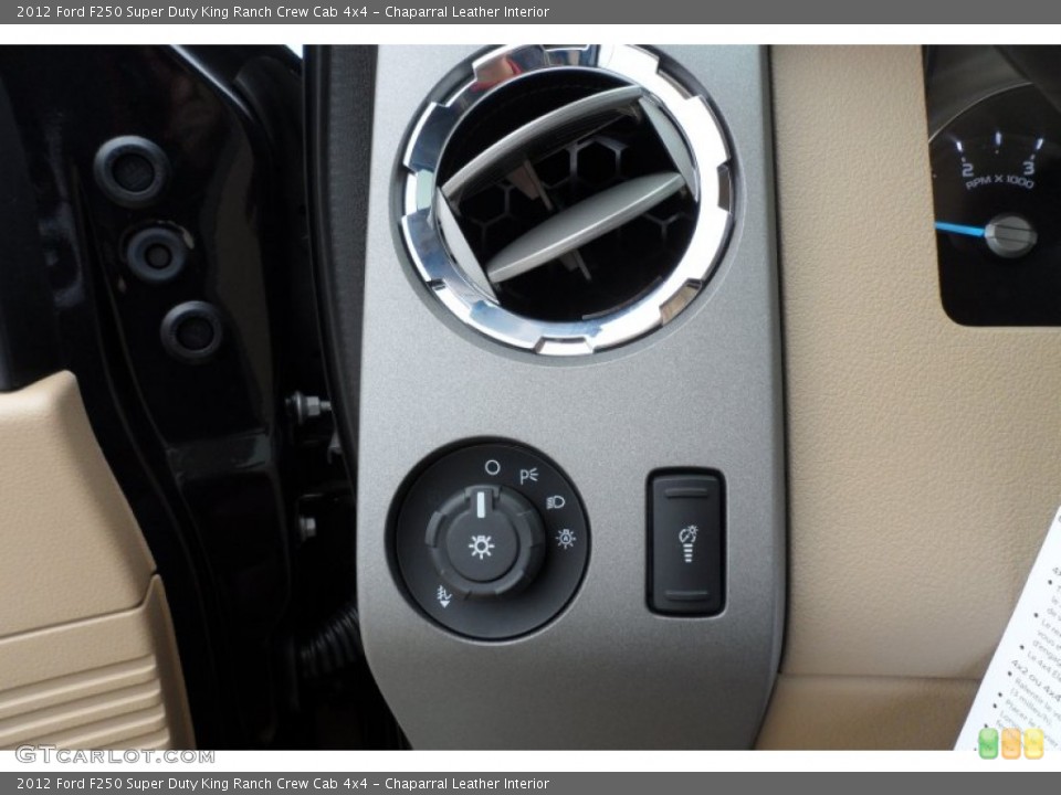 Chaparral Leather Interior Controls for the 2012 Ford F250 Super Duty King Ranch Crew Cab 4x4 #60103425
