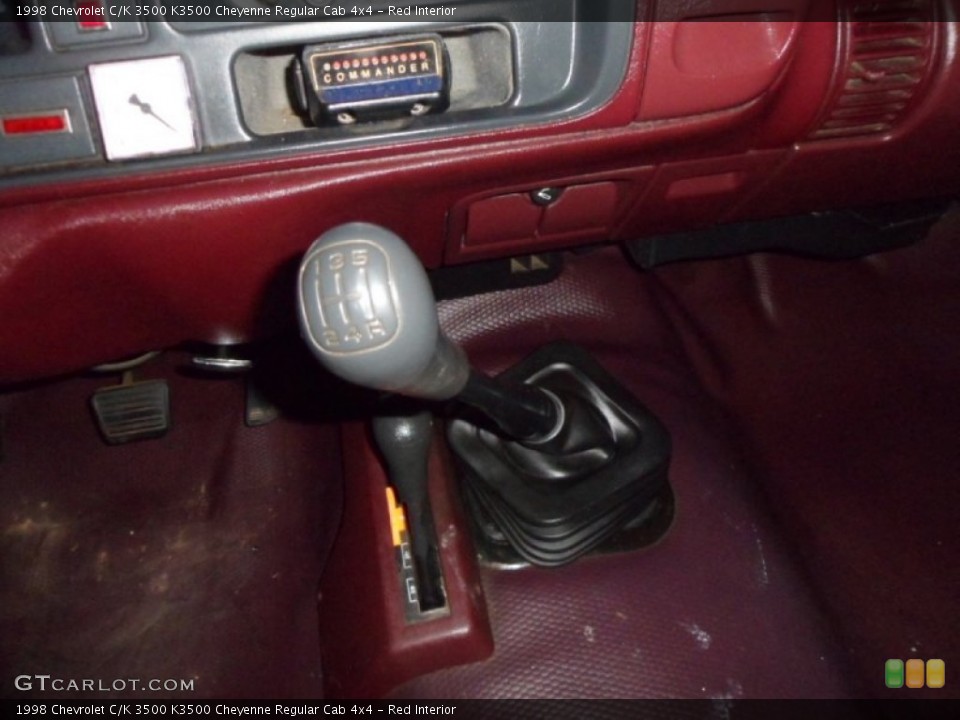 Red Interior Transmission for the 1998 Chevrolet C/K 3500 K3500 Cheyenne Regular Cab 4x4 #60105117