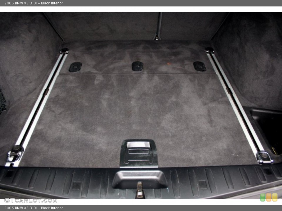 Black Interior Trunk for the 2006 BMW X3 3.0i #60105897