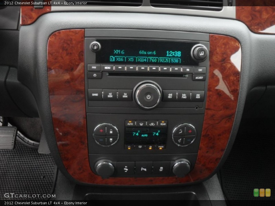 Ebony Interior Controls for the 2012 Chevrolet Suburban LT 4x4 #60106092
